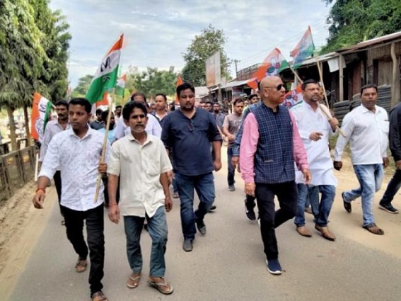 Ahead of Abhishek Banerjee’s Arrival, a rally was organized in Ambassa Ahead of Abhishek Banerjee’s Arrival, a rally was organized in Ambassa